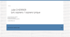 Desktop Screenshot of juliecherrier.fr
